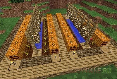 More Randomly Generating Farms Mod - новые фермы в Minecraft 1.5.1/1.5.2
