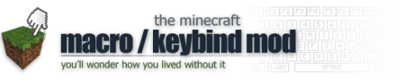 Macro/Keybind мод - макросы в Minecraft