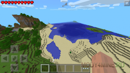 Мод Fly in survival для Minecraft PE 0.8.1