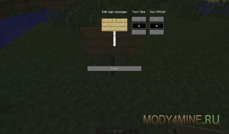 MoarSigns - цветные таблички в Minecraft 1.6.4/1.7.2/.10