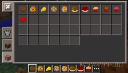 Much Food - мод на еду в Minecraft PE 0.11.1/0.11.0