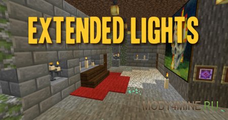 Extended Lights – мод на лампы, свечи и светильники для Minecraft 1.14.4