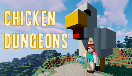 Chicken Dungeons – мод на куриные подземелья для Minecraft 1.12.2