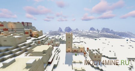 Eternal Winter – мод на вечную зиму в Minecraft 1.17.1, 1.16.5, 1.15.2, 1.14.4 и 1.12.2