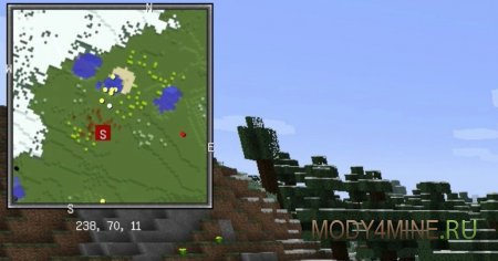 Xaero’s Minimap - мод на мини карту в Minecraft 1.20.2 и 1.19.4