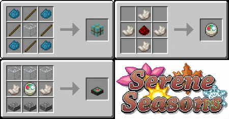 Serene Seasons - мод на времена года в Minecraft 1.20.2, 1.19.4, 1.18.2, 1.17.1, 1.16.5, 1.15.2, 1.14.4, 1.12.2 и 1.7.10