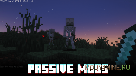 Passive Mobs - мод на пассивных мобов в Minecraft 1.20.4, 1.19.4, 1.18.2 и 1.16.5