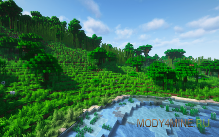 Blooming Nature - мод на улучшенные биомы в Minecraft 1.20.1