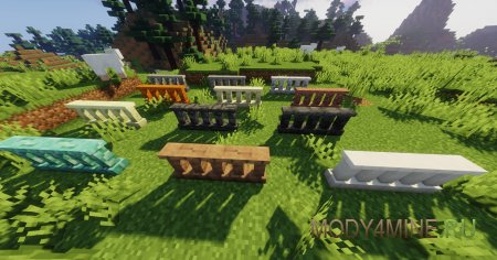 Macaw’s Fences and Walls Mod - мод на заборы и стены в Minecraft 1.20.4, 1.19.4, 1.18.2, 1.17.1, 1.16.5, 1.15.2, 1.14.4 и 1.12.2