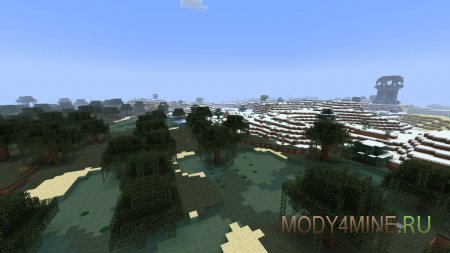 Moderner Beta - мод на старый генератор мира в Minecraft 1.21 и 1.20.6