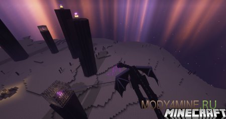 Savage Ender Dragon - мод на сложного дракона края в Minecraft 1.21, 1.20.1, 1.19.4, 1.18.2, 1.17.1, 1.16.5