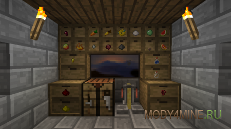 Storage Drawers - мод на ящики в Minecraft 1.21.1, 1.20.6, 1.19.4, 1.18.2 и 1.17.1