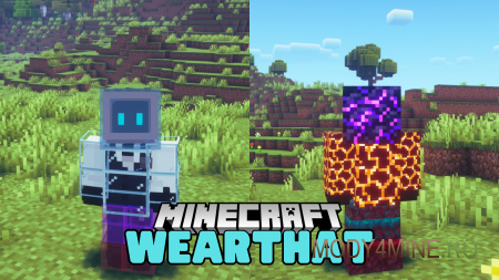 WearThat - мод на броню из блоков в Minecraft 1.21.1, 1.20.6 и 1.19.4