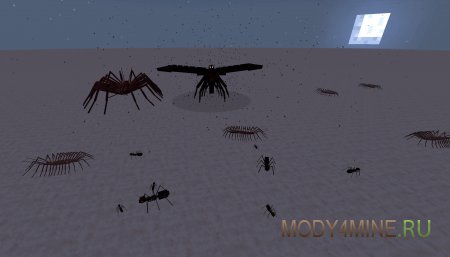 Arthropod Phobia Expansions - мод на огромных пауков и насекомых в Minecraft 1.20.4 и 1.19.4