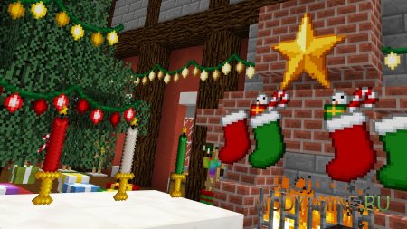 Christmas Festivity - мод на новый год в Minecraft 1.21.1