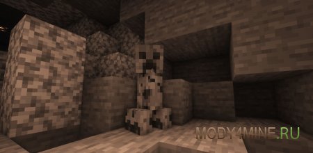 Ore Creeper - мод на рудных криперов в Minecraft 1.21.4, 1.20.6, 1.19.4, 1.18.2, 1.17.1 и 1.16.5