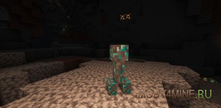 Ore Creeper - мод на рудных криперов в Minecraft 1.21.4, 1.20.6, 1.19.4, 1.18.2, 1.17.1 и 1.16.5