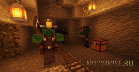 Rotten Creatures - мод на новые виды зомби в Minecraft 1.21.1, 1.20.1, 1.19.2, 1.18.2, 1.15.2 и 1.14.4