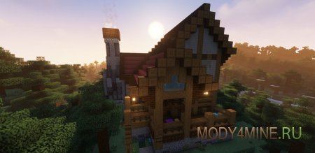 Simply Houses - мод на простые дома в Minecraft 1.20.1, 1.19.4 и 1.18.2