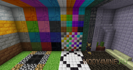 Extended Block Shapes Blockus - мод на новые формы блоков в Minecraft 1.21.5, 1.20.6, 1.19.4, 1.18.2, 1.17.1, 1.16.5, 1.15.2 и 1.14.4