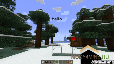 Placeable Speech - мод на текст в Minecraft 1.20.4, 1.19.2 и 1.18.2