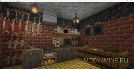 Dusty Decorations - мод на декоративные вещи в Minecraft 1.21.5, 1.20.4, 1.19.4 и 1.16.5