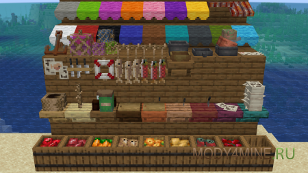 Dusty Decorations - мод на декоративные вещи в Minecraft 1.21.5, 1.20.4, 1.19.4 и 1.16.5