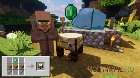 Trading Post - мод на торговлю с жителями в Minecraft 1.21.7, 1.20.4, 1.19.4, 1.18.2, 1.17.1 и 1.16.5