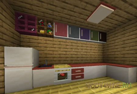 Skniro’s Furniture - мод на ванильную мебель в Minecraft 1.21.8 и 1.20.4