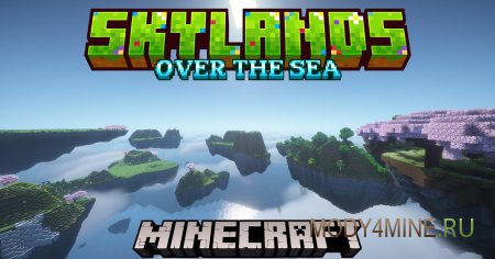 Skylands over the Sea - мод на небесные острова в Minecraft 1.21.8 и 1.20.6
