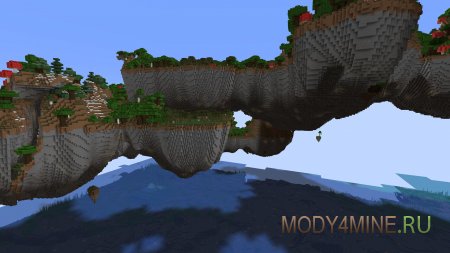 Skylands over the Sea - мод на небесные острова в Minecraft 1.21.8 и 1.20.6