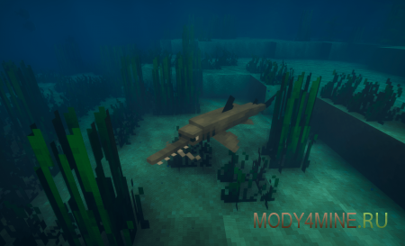 Ben’s Sharks - мод на акул в Minecraft 1.21.1 и 1.20.1