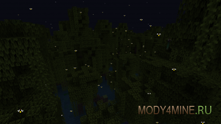 Biome Particle Weather - мод на погодные частицы для Minecraft 1.21.5, 1.20.4, 1.19.4 и 1.18.2