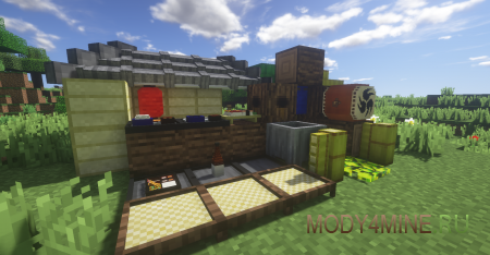 Sakura - японский мод на Minecraft 1.20.1, 1.18.2 и 1.12.2