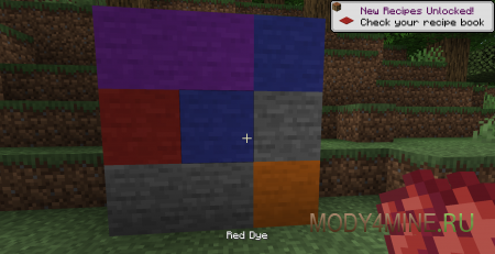 Colourful Trees Stone And Water - мод на перекраску блоков в Minecraft 1.20.1