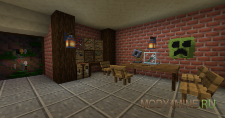 PolyDecorations - мод на маленькие декорации в Minecraft 1.21.9 и 1.20.6