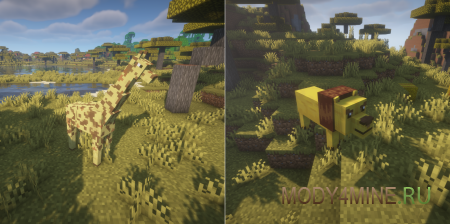 Living Things - мод на животных в Minecraft 1.21.10, 1.20.6, 1.19.4, 1.18.2, 1.17.1 и 1.16.5