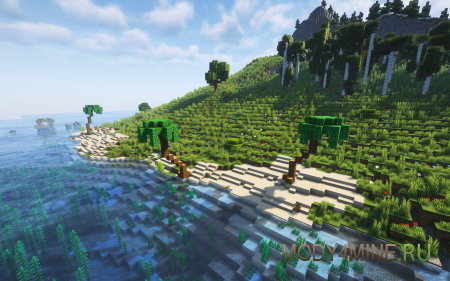 Blooming Nature - мод на улучшенные биомы в Minecraft 1.21.1 и 1.20.1