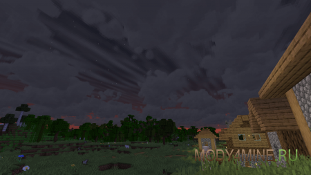 Simple Clouds - мод на красивые облака в Minecraft 1.21.1 и 1.20.1