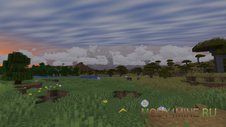 Simple Clouds - мод на красивые облака в Minecraft 1.21.1 и 1.20.1