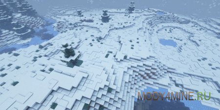 Stitched Snow - мод на реалистичный снег в Minecraft 1.21.10, 1.20.4, 1.19.4, 1.18.2, 1.17.1 и 1.16.5