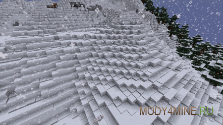 Stitched Snow - мод на реалистичный снег в Minecraft 1.21.10, 1.20.4, 1.19.4, 1.18.2, 1.17.1 и 1.16.5