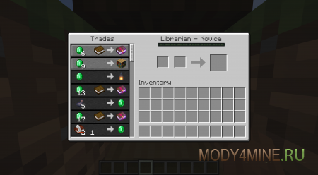 Visible Traders - мод на товары торговцев для Minecraft 1.21.10 и 1.20.6