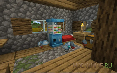 Bloo’s Gacha Machine - мод на гача автомат в Minecraft 1.21.1