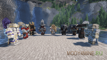 Fantasy Armor - мод на рыцарские доспехи в Minecraft 1.21.1, 1.20.4 и 1.19.4