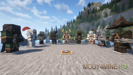 Fantasy Armor - мод на рыцарские доспехи в Minecraft 1.21.1, 1.20.4 и 1.19.4