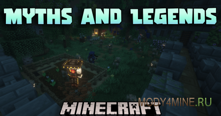 Myths And Legends - мод на мифических врагов в Minecraft 1.21.1 и 1.20.1