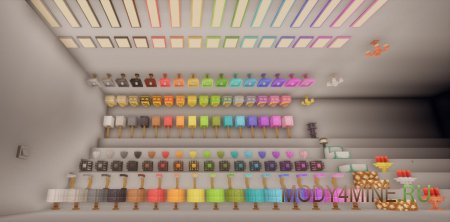 Decorative Lamps - мод на светильники в Minecraft 1.21.1, 1.20.6 и 1.19.2