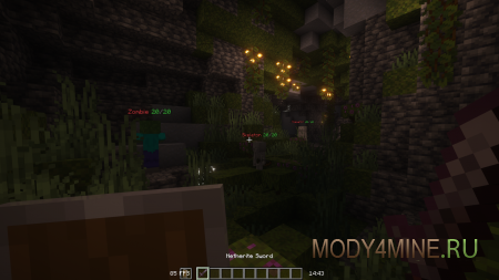 Better Healthbar - мод на здоровье мобов в Minecraft 1.21.11 и 1.20.6