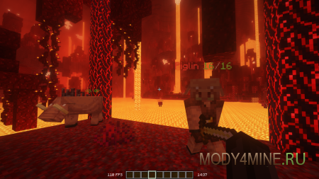 Better Healthbar - мод на здоровье мобов в Minecraft 1.21.11 и 1.20.6